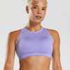 Gymshark Belgie - Gymshark Apex naadloze sportbeha digitaal violet/stofviolet vrouwen Z6ZD64217