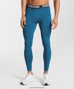 Gymshark Belgie - Gymshark Element-basislaaglegging atlantisch blauw Heren Z6ZD641041