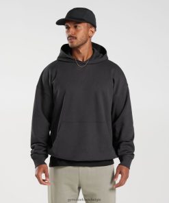 Gymshark Belgie - Gymshark Rustdag Essentials hoodie onyxgrijs Heren Z6ZD64801