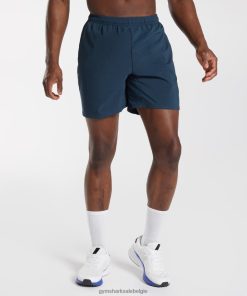 Gymshark Belgie - Gymshark aankomst korte broek marine Heren Z6ZD64533