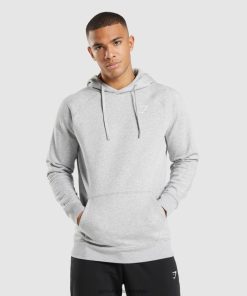 Gymshark Belgie - Gymshark capuchon met capuchon lichtgrijs mergel Heren Z6ZD64789