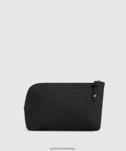 Gymshark Belgie - Gymshark dagelijkse waszak zwart unisex Z6ZD641078