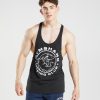 Gymshark Belgie - Gymshark erfenis stringer zwart Heren Z6ZD641005