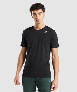 Gymshark Belgie - Gymshark essentieel t-shirt zwart Heren Z6ZD64661