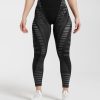 Gymshark Belgie - Gymshark grenzeloze leggings zwart/lichtgrijs vrouwen Z6ZD64341