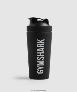 Gymshark Belgie - Gymshark matte metalen schudfles zwart unisex Z6ZD641120