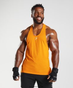 Gymshark Belgie - Gymshark reageer stringer zonnestraal oranje Heren Z6ZD641025