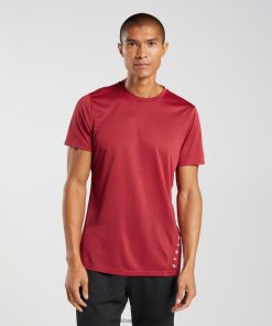Gymshark Belgie - Gymshark sportshirt salsa rood/zwart gemêleerd Heren Z6ZD64725