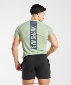 Gymshark Belgie - Gymshark stoer t-shirt flora groen Heren Z6ZD64729
