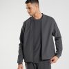 Gymshark Belgie - Gymshark studio-jasje onyxgrijs Heren Z6ZD64817