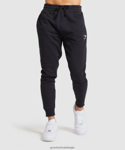 Gymshark Belgie - Gymshark top joggers zwart Heren Z6ZD641054