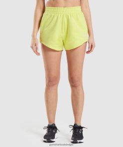 Gymshark Belgie - Gymshark trainingsbroek van sweatstof vuurvliegje groen vrouwen Z6ZD6449