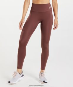Gymshark Belgie - Gymshark trainingsleggings kersenbruin vrouwen Z6ZD64317