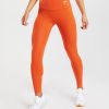Gymshark Belgie - Gymshark trainingsleggings peper rood vrouwen Z6ZD64313