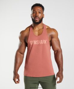 Gymshark Leggingg - Gymshark Apollo stringer persimmon rood Heren Z6ZD641000