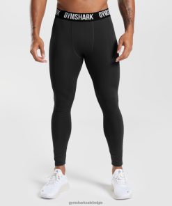 Gymshark Leggingg - Gymshark Element-basislaaglegging zwart Heren Z6ZD641028