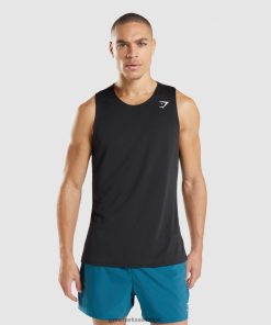 Gymshark Leggingg - Gymshark aankomst tank zwart Heren Z6ZD64884