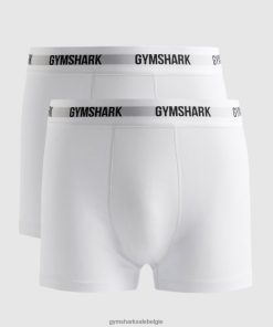 Gymshark Leggingg - Gymshark boxers 2st wit Heren Z6ZD641048