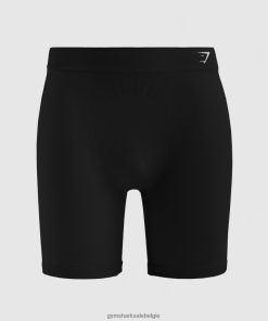 Gymshark Leggingg - Gymshark hybride bokser zwart/lichtgrijs Heren Z6ZD641044