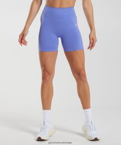Gymshark Leggingg - Gymshark naadloze zweetshort druif blauw vrouwen Z6ZD6417
