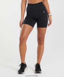 Gymshark Leggingg - Gymshark naadloze zweetshort zwart vrouwen Z6ZD649