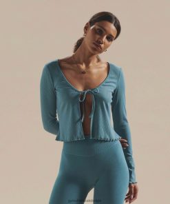 Gymshark Leggingg - Gymshark pauze vest verkoold blauw vrouwen Z6ZD64373