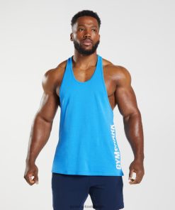 Gymshark Leggingg - Gymshark snij stringer elektrisch blauw Heren Z6ZD64992