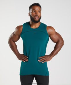 Gymshark Sale - Gymshark 315 naadloze tank wintertaling/zwart Heren Z6ZD64926