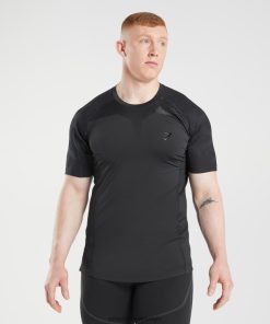 Gymshark Sale - Gymshark 315 t-shirt zwart Heren Z6ZD64722