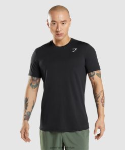 Gymshark Sale - Gymshark aankomst t-shirt zwart Heren Z6ZD64614