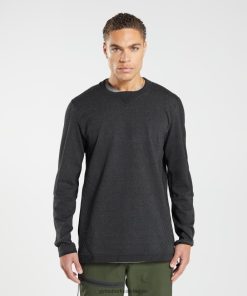 Gymshark Sale - Gymshark bemanning opnieuw innemen zwarte mergel Heren Z6ZD64830