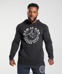 Gymshark Sale - Gymshark erfenis hoodie zwart Heren Z6ZD64850