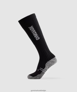Gymshark Sale - Gymshark gewichtheffen sokken zwart unisex Z6ZD641097