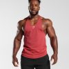 Gymshark Sale - Gymshark reageer stringer zongedroogd rood Heren Z6ZD641026
