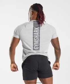 Gymshark Sale - Gymshark stoer t-shirt lichtgrijs Heren Z6ZD64762