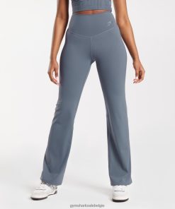 Gymshark Shorts - Gymshark Verhoog de uitlopende legging avond blauw vrouwen Z6ZD64261