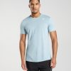 Gymshark Shorts - Gymshark aankomst t-shirt ijsbergblauw/ijzig blauw gemêleerd Heren Z6ZD64767