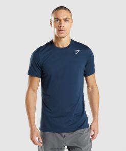 Gymshark Shorts - Gymshark aankomst t-shirt marine Heren Z6ZD64611