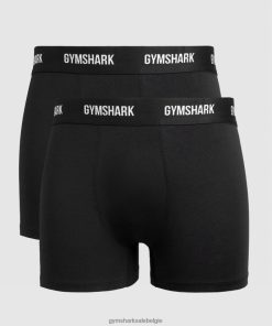 Gymshark Shorts - Gymshark boxers 2st zwart Heren Z6ZD641052