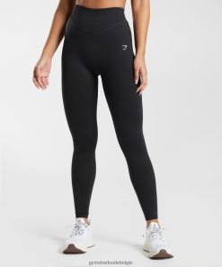 Gymshark Shorts - Gymshark naadloze legging van zweet zwart vrouwen Z6ZD64239