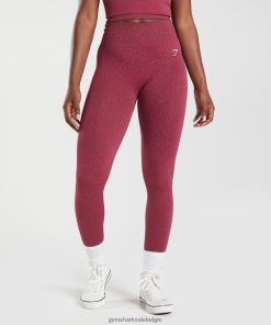 Gymshark Shorts - Gymshark pas dieren naadloze leggings aan rif | kersenbruin vrouwen Z6ZD64299