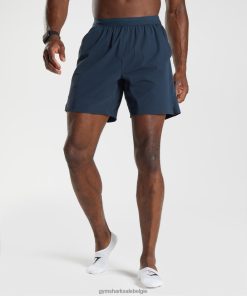 Gymshark Shorts - Gymshark studio korte broek marine Heren Z6ZD64555