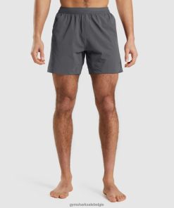 Gymshark Shorts - Gymshark studio korte broek onyxgrijs Heren Z6ZD64559