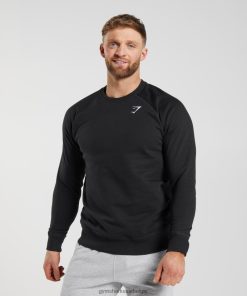 Gymshark Shorts - Gymshark sweatshirt met kuif zwart Heren Z6ZD64787