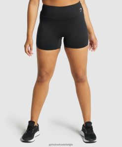 Gymshark Shorts - Gymshark trainingsbroek zwart vrouwen Z6ZD6446